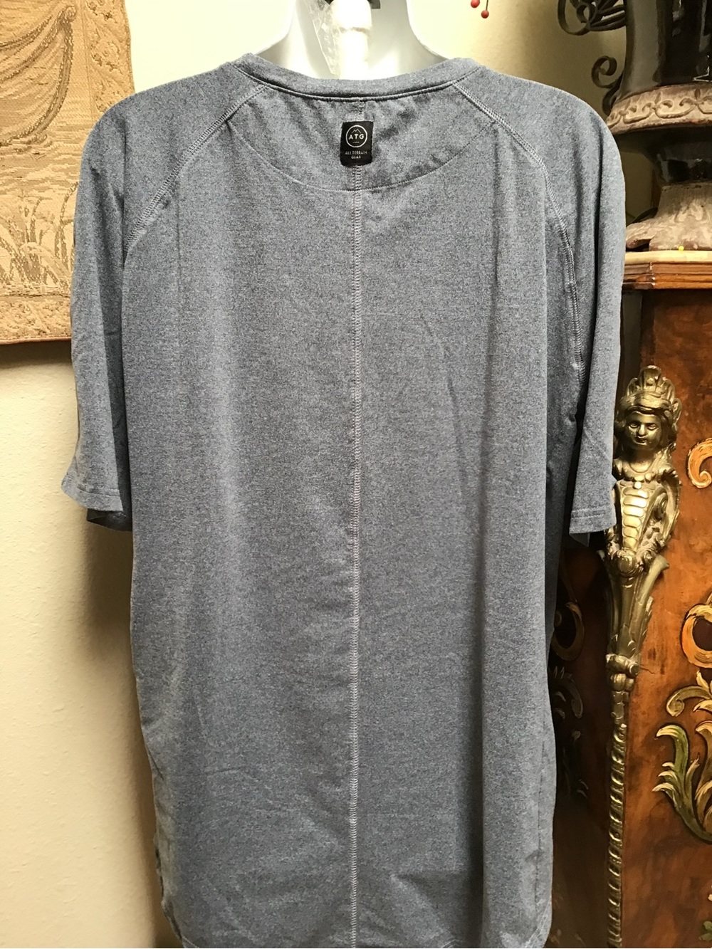 Wrangler Gray Short Sleeve Women's Crewneck Tee